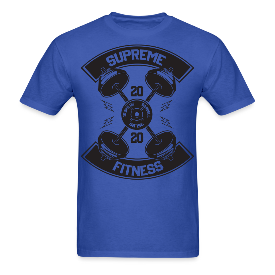 Supreme barbel shirt Gym Fitness T-Shirt size S-6XL - royal blue
