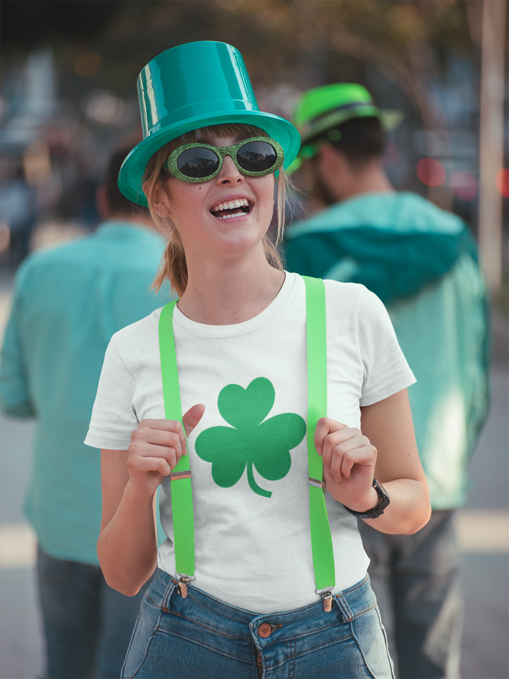 St Patricks Day T-shirt Irish Shamrock Lucky Women's Drinking Drunk Tee