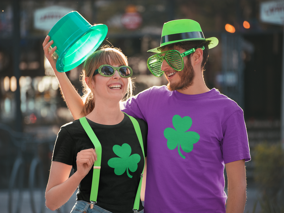 St Patricks Day T-shirt Irish Shamrock Shirt Drinking Drunk Tee Size S-4XL